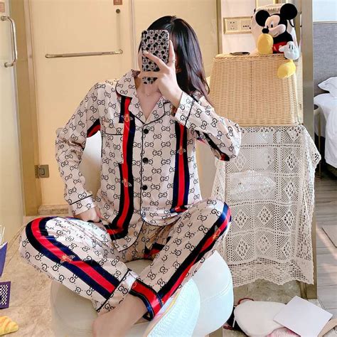 pyjama gucci femme|Gucci pajamas women.